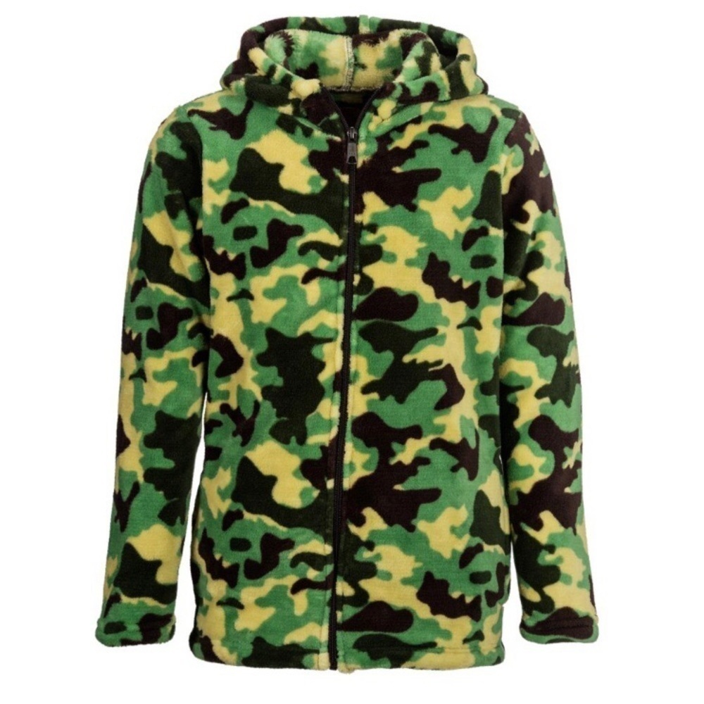 Bass Pro Shops Kids Fleece Camo Hoodie Size Sm